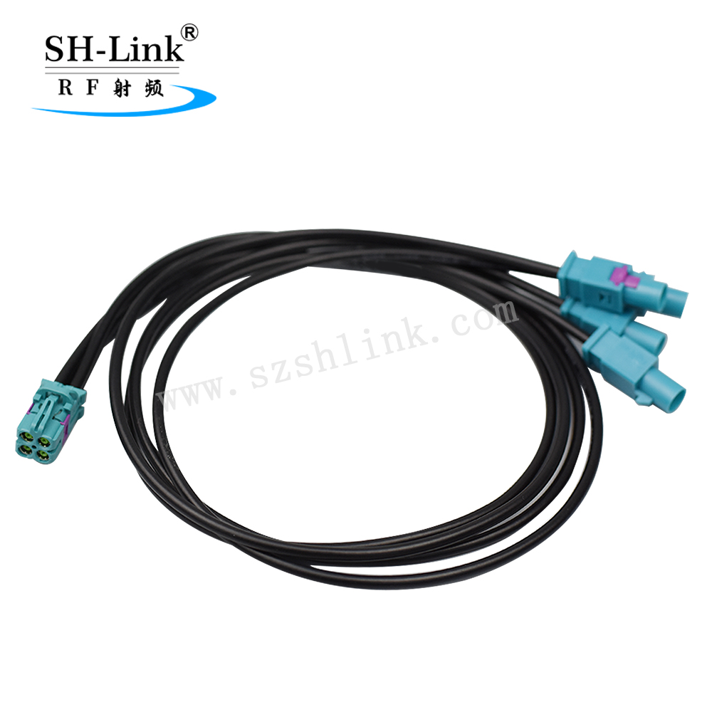 Mini Fakra  4 in 1 Cable Assembly